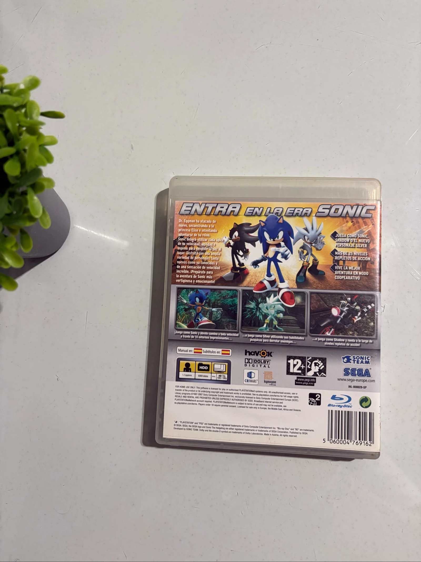 Juego Sonic the Hedgehog PS3 PAL España completo con manual Sega PlayStation 3 – photo 2